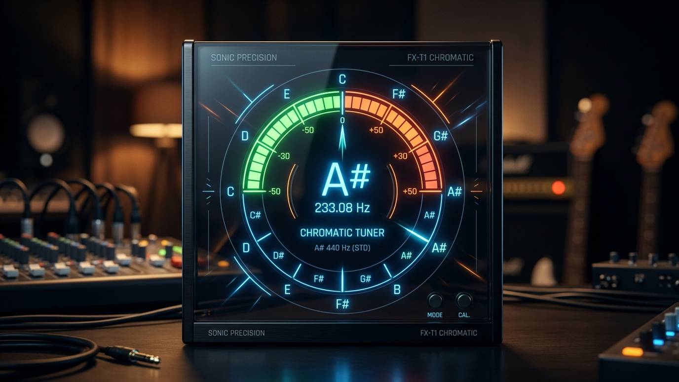 Chromatic Tuner - Free universal instrument pitch detector online