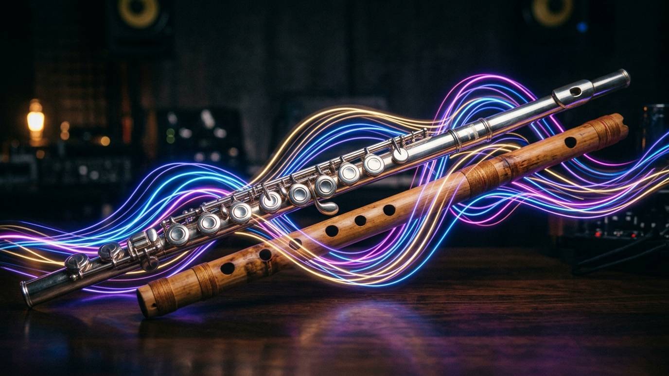 Flute and Bansuri Tuner - Free online wind instrument tuning tool